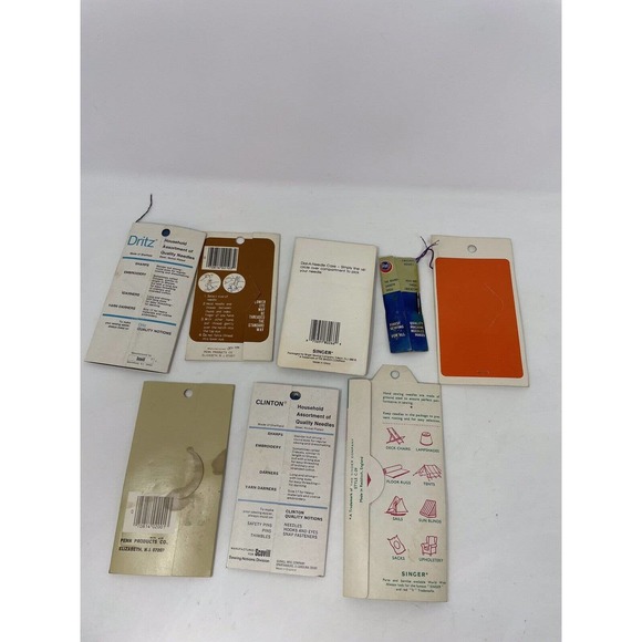 Lot Of 8 Antique Vintage Sewing Craft Needles Dritz Scovill Singer Boye Daisies - Picture 9 of 9